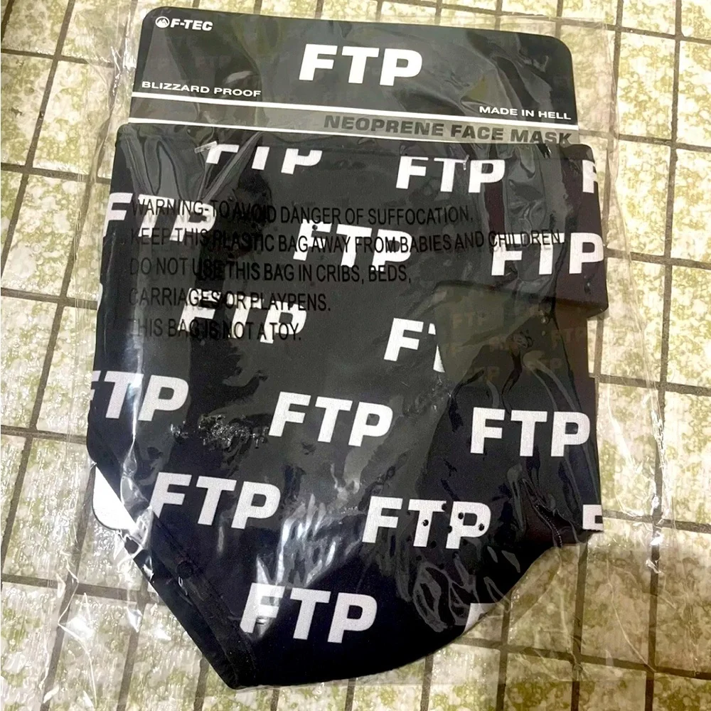 FTP Neoprene Tactical Face Mask Fuckthepopulation print all over